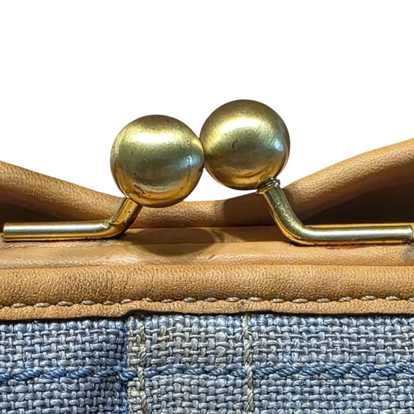 Coach Bag 2008 Hamptons Legacy Archive 10th Anniversary Kiss Lock Satchel Purse - Picture 9 of 16